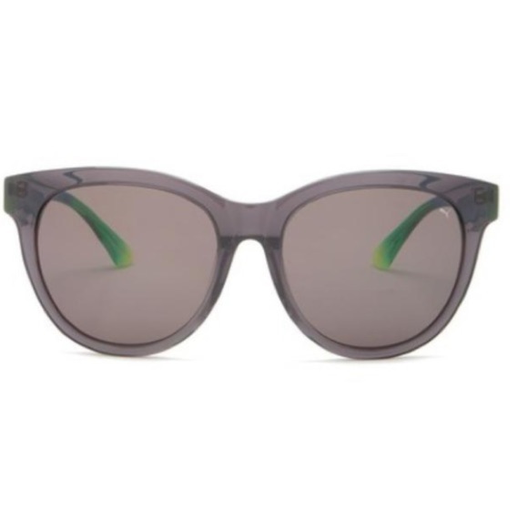 Puma Rounded Cat Eye Sunglasses Multicolor Frames Dark Smoke Lens 56-18-145 mm - Picture 5 of 9